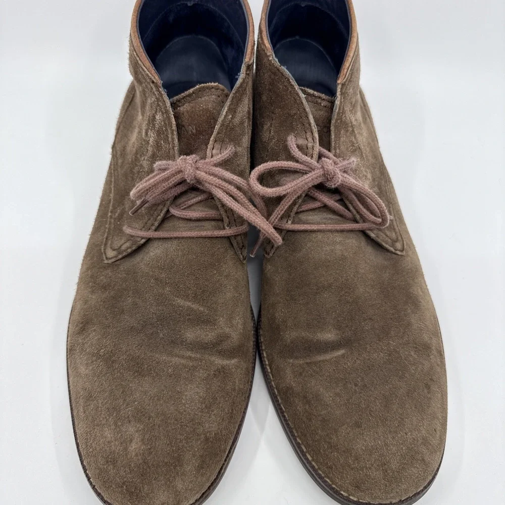 Cole Haan Chukka Ankle Boots Suede Men's 12M Brown C26393 Boho Streetwear